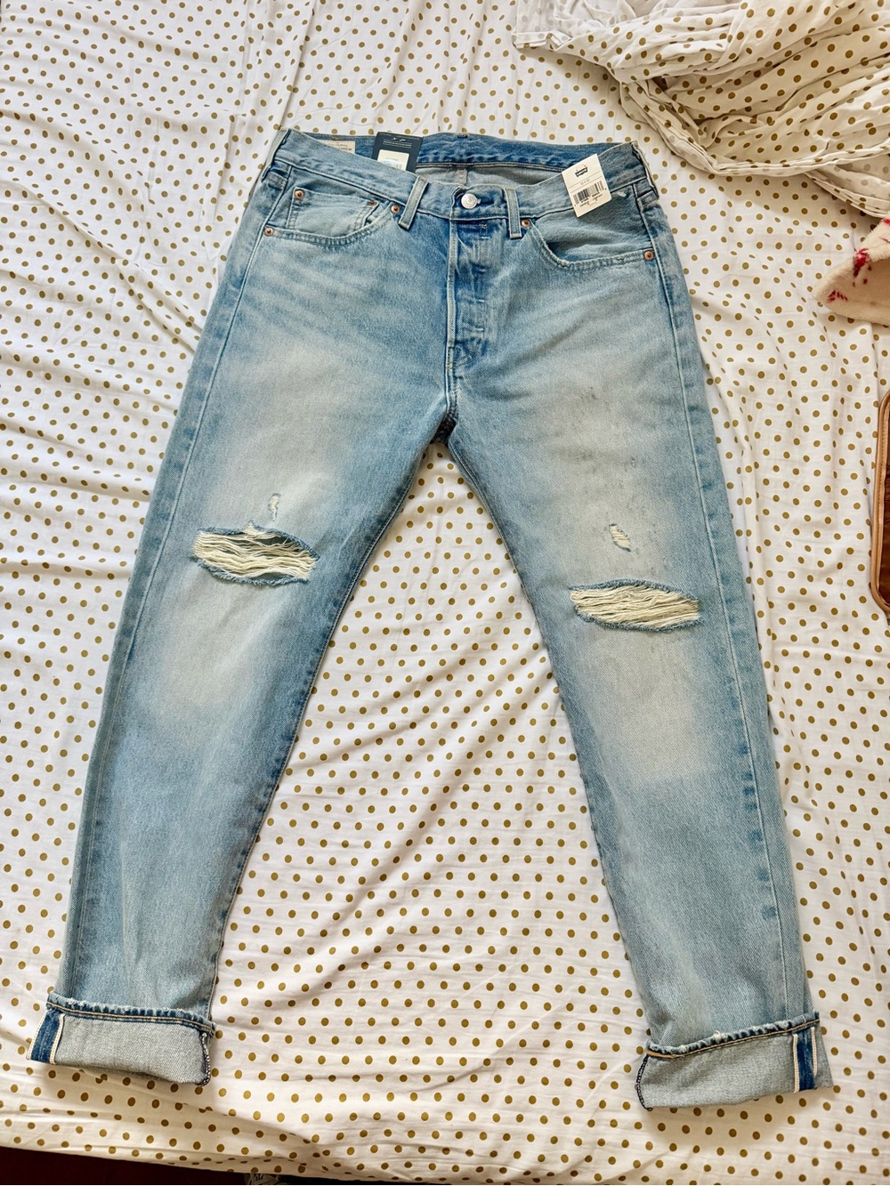 Levi’s 501 Slim Taper Selvedge Jeans 32x30
